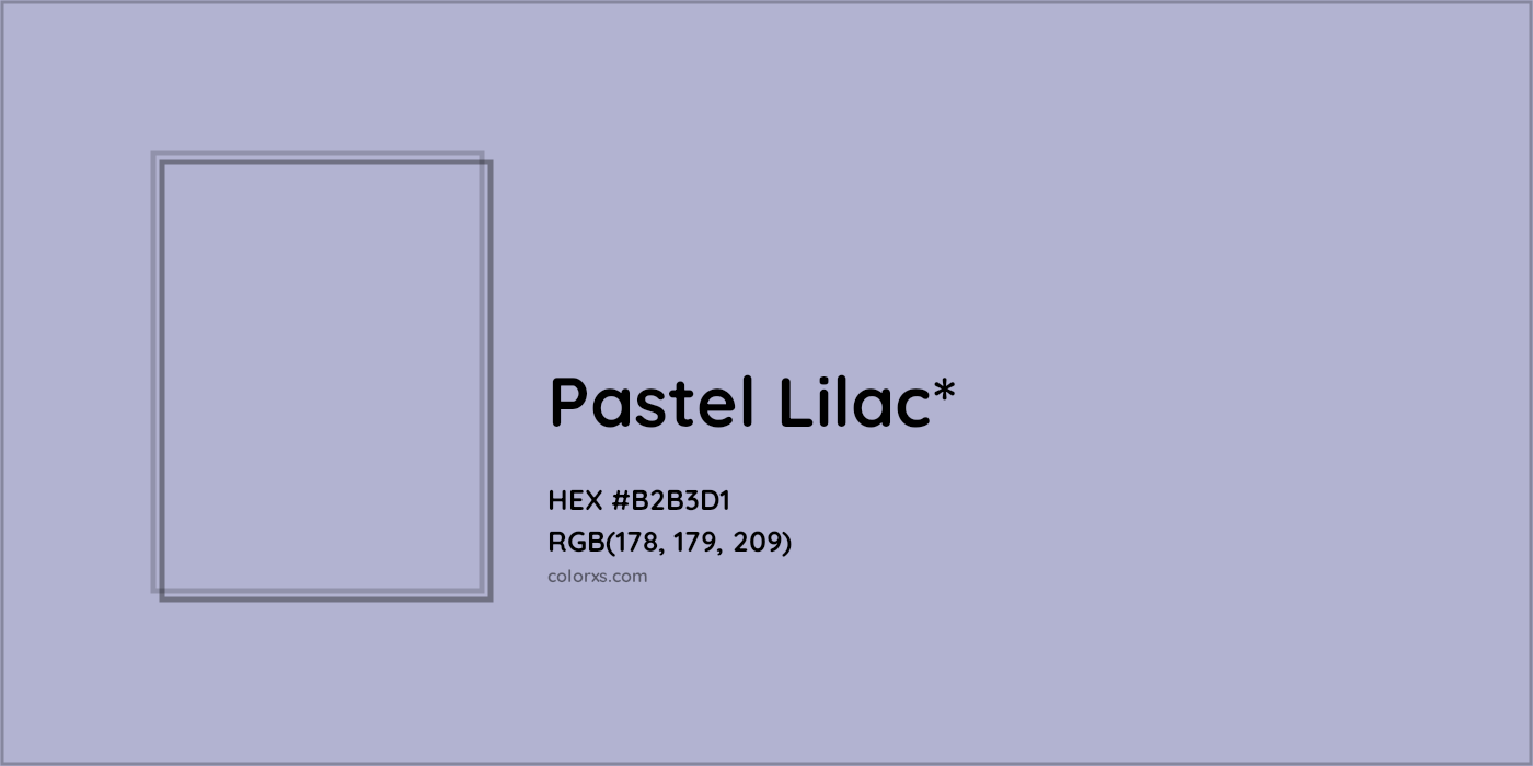 HEX #B2B3D1 Color Name, Color Code, Palettes, Similar Paints, Images