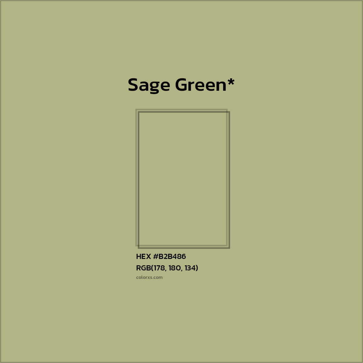 HEX #B2B486 Color Name, Color Code, Palettes, Similar Paints, Images
