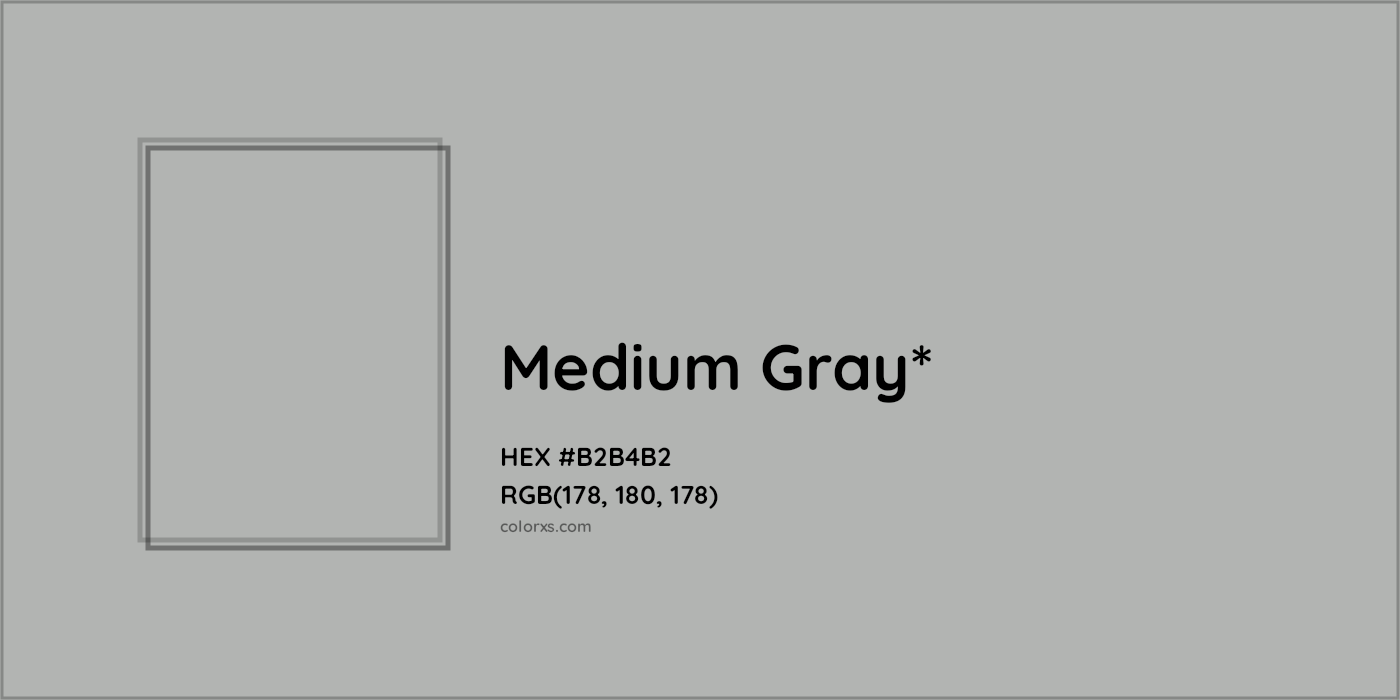 HEX #B2B4B2 Color Name, Color Code, Palettes, Similar Paints, Images