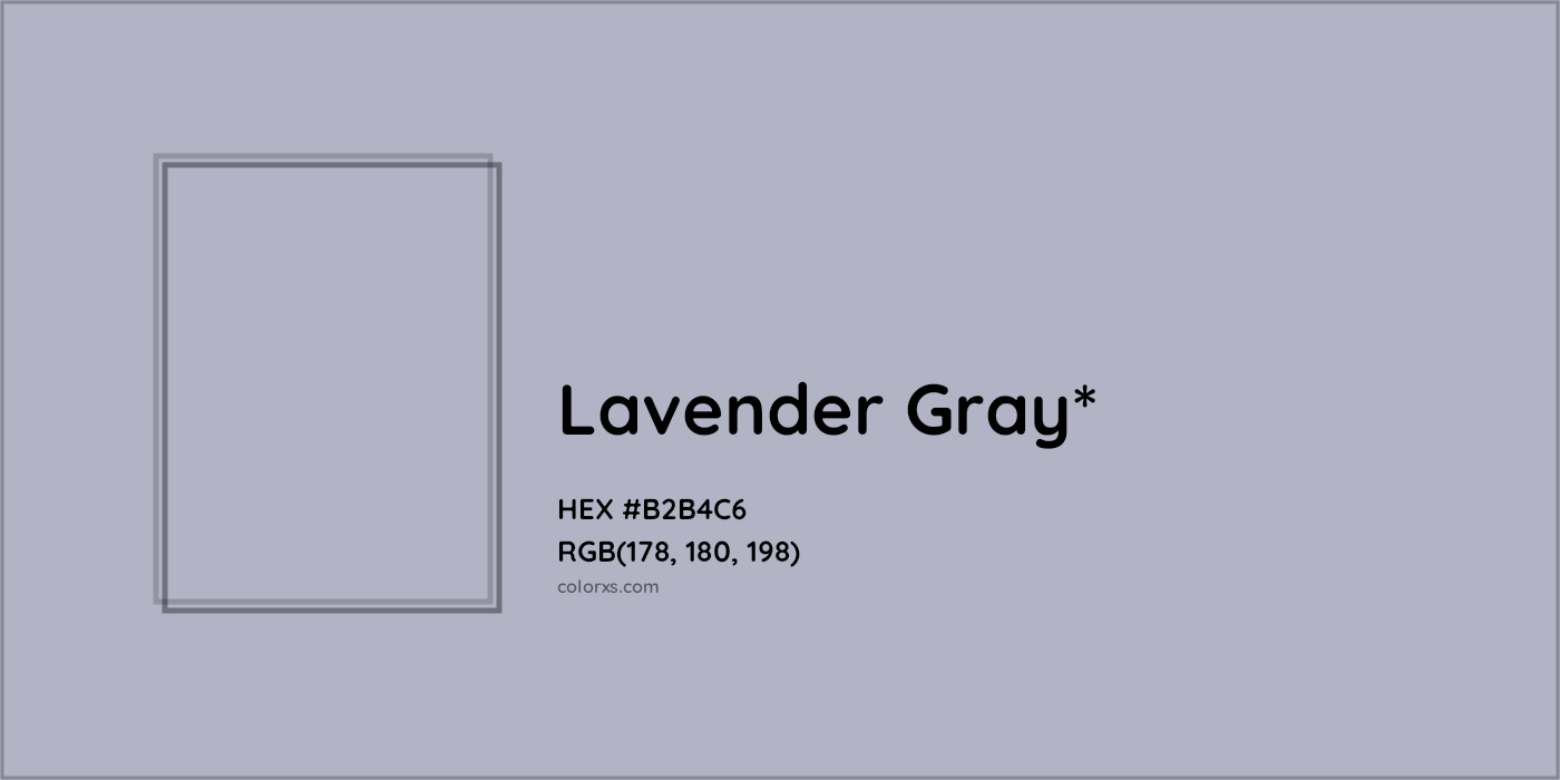 HEX #B2B4C6 Color Name, Color Code, Palettes, Similar Paints, Images