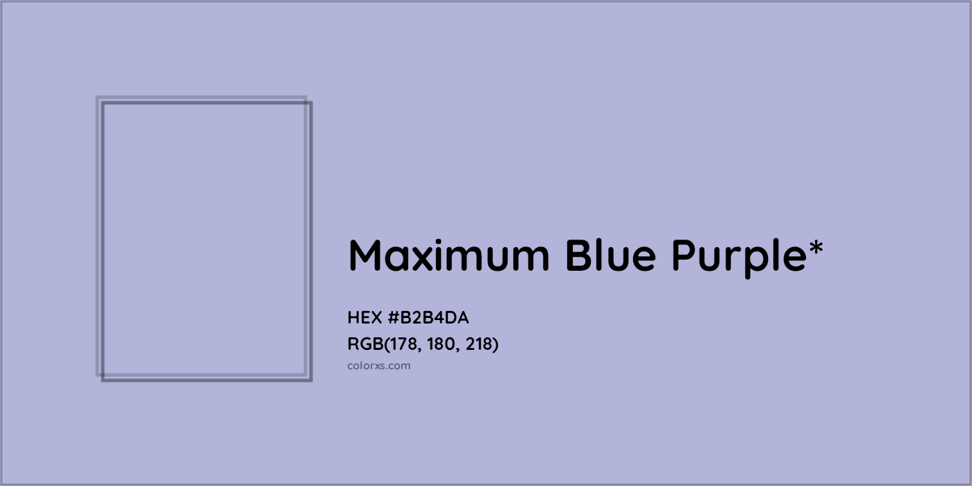 HEX #B2B4DA Color Name, Color Code, Palettes, Similar Paints, Images