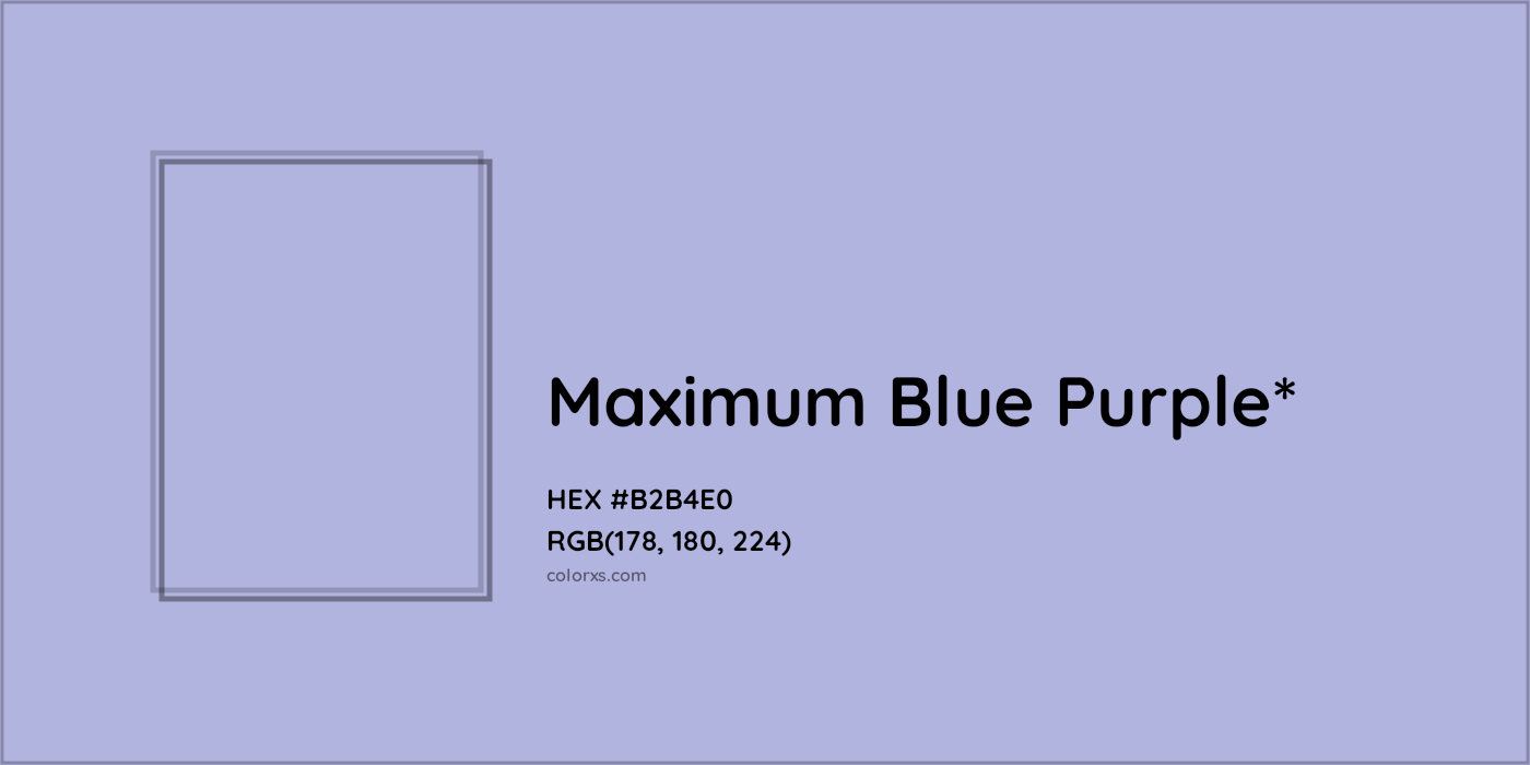 HEX #B2B4E0 Color Name, Color Code, Palettes, Similar Paints, Images