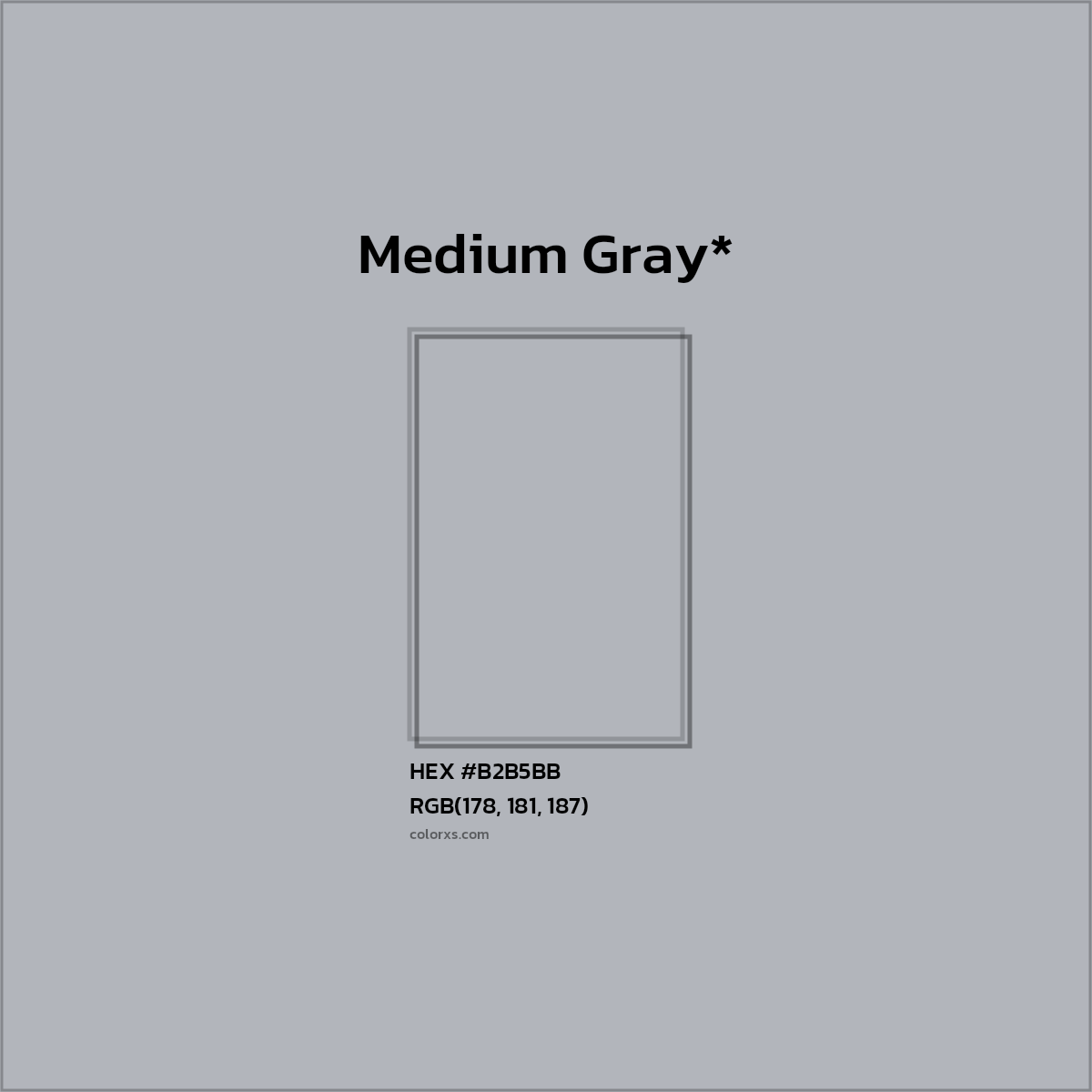 HEX #B2B5BB Color Name, Color Code, Palettes, Similar Paints, Images