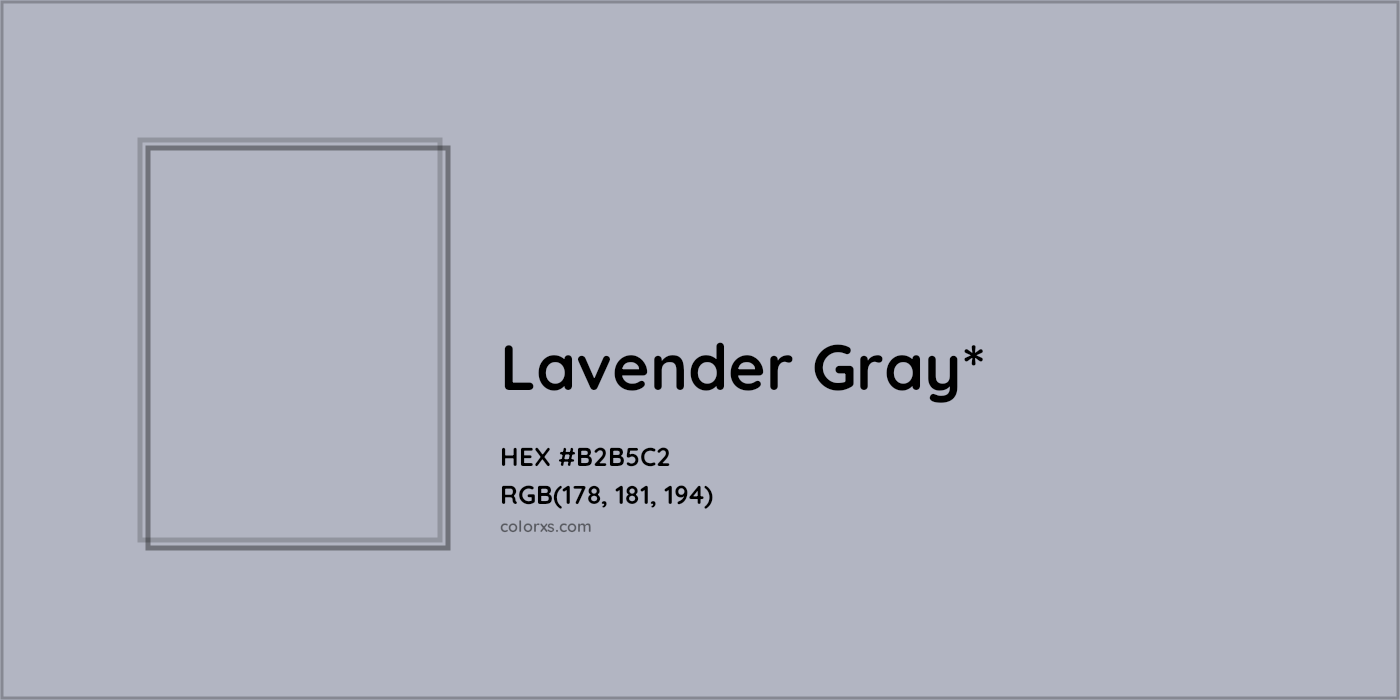 HEX #B2B5C2 Color Name, Color Code, Palettes, Similar Paints, Images
