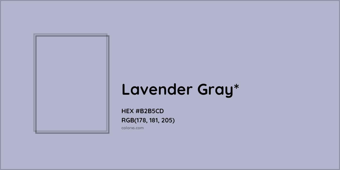 HEX #B2B5CD Color Name, Color Code, Palettes, Similar Paints, Images