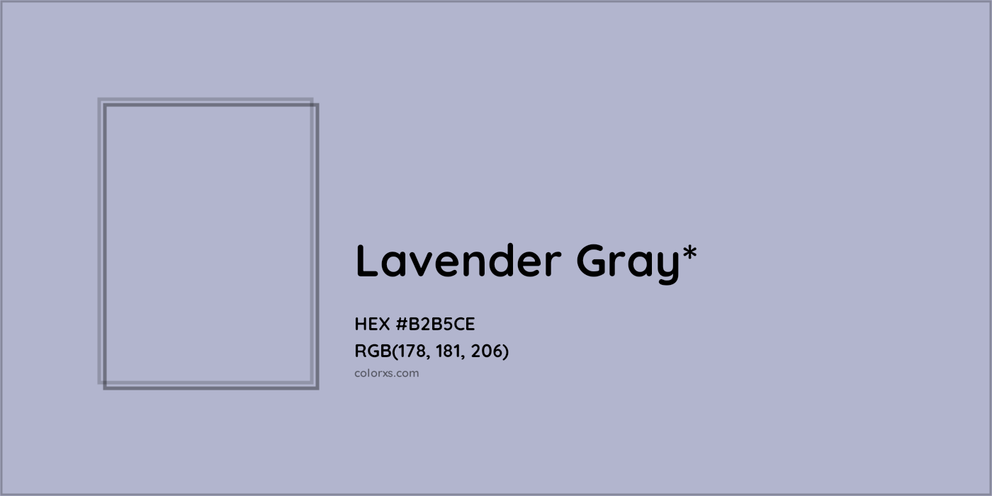 HEX #B2B5CE Color Name, Color Code, Palettes, Similar Paints, Images