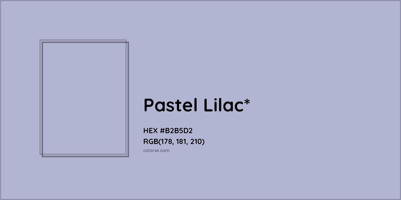 HEX #B2B5D2 Color Name, Color Code, Palettes, Similar Paints, Images
