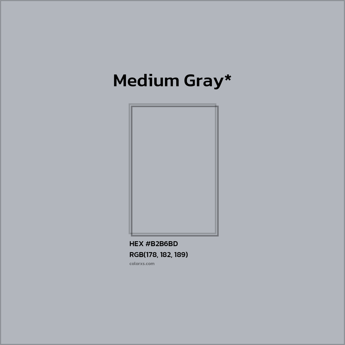 HEX #B2B6BD Color Name, Color Code, Palettes, Similar Paints, Images