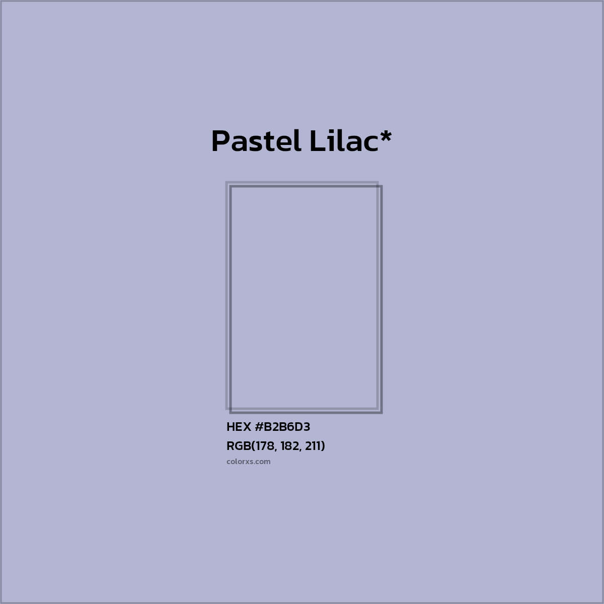 HEX #B2B6D3 Color Name, Color Code, Palettes, Similar Paints, Images