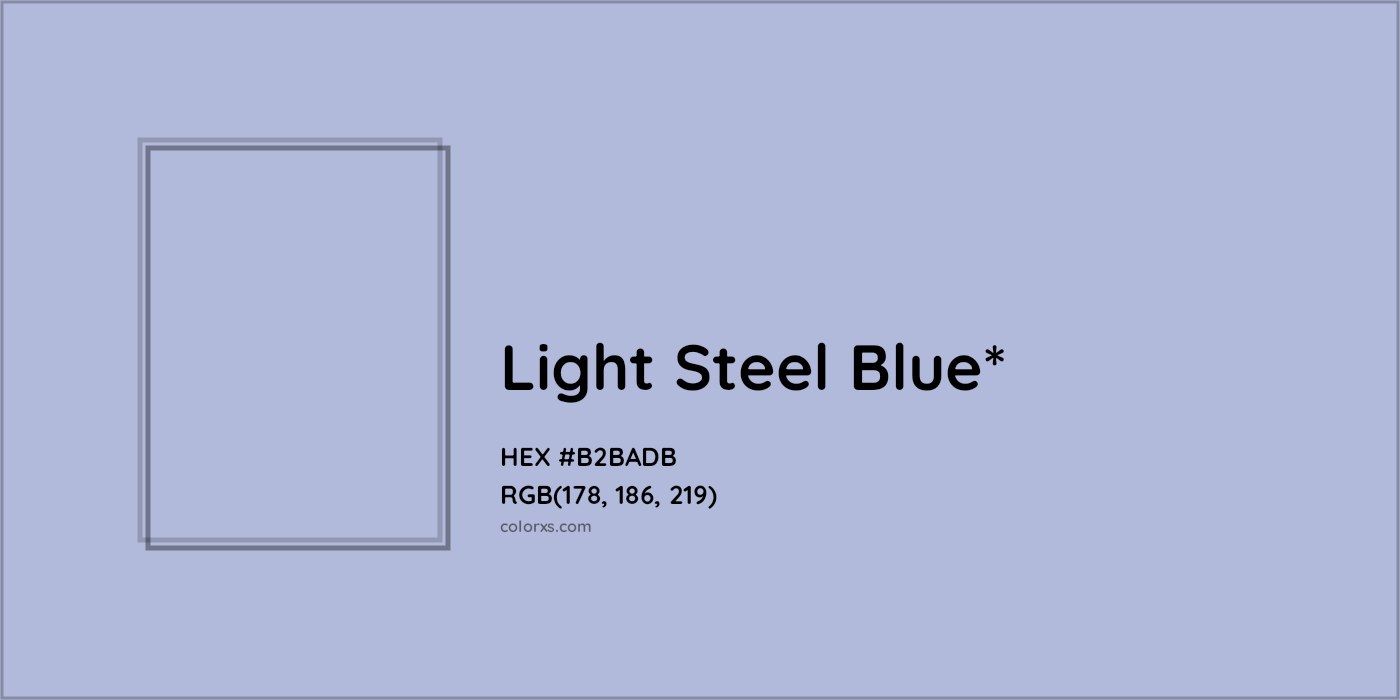 HEX #B2BADB Color Name, Color Code, Palettes, Similar Paints, Images