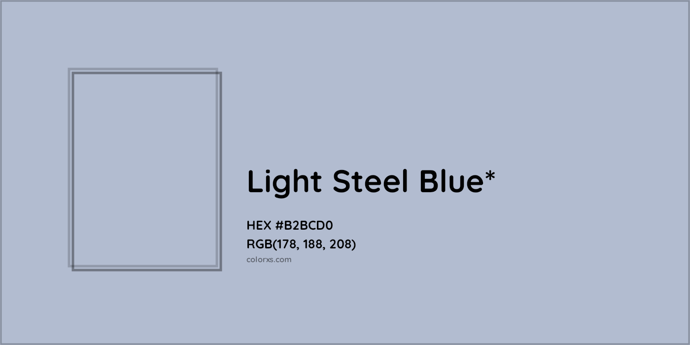 HEX #B2BCD0 Color Name, Color Code, Palettes, Similar Paints, Images