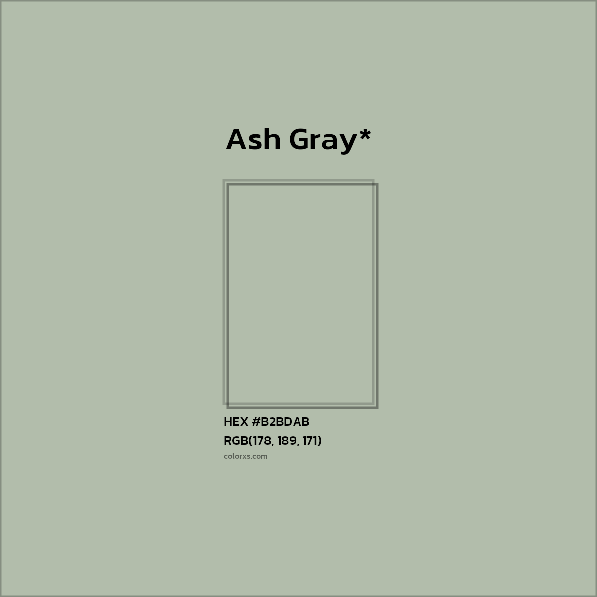 HEX #B2BDAB Color Name, Color Code, Palettes, Similar Paints, Images