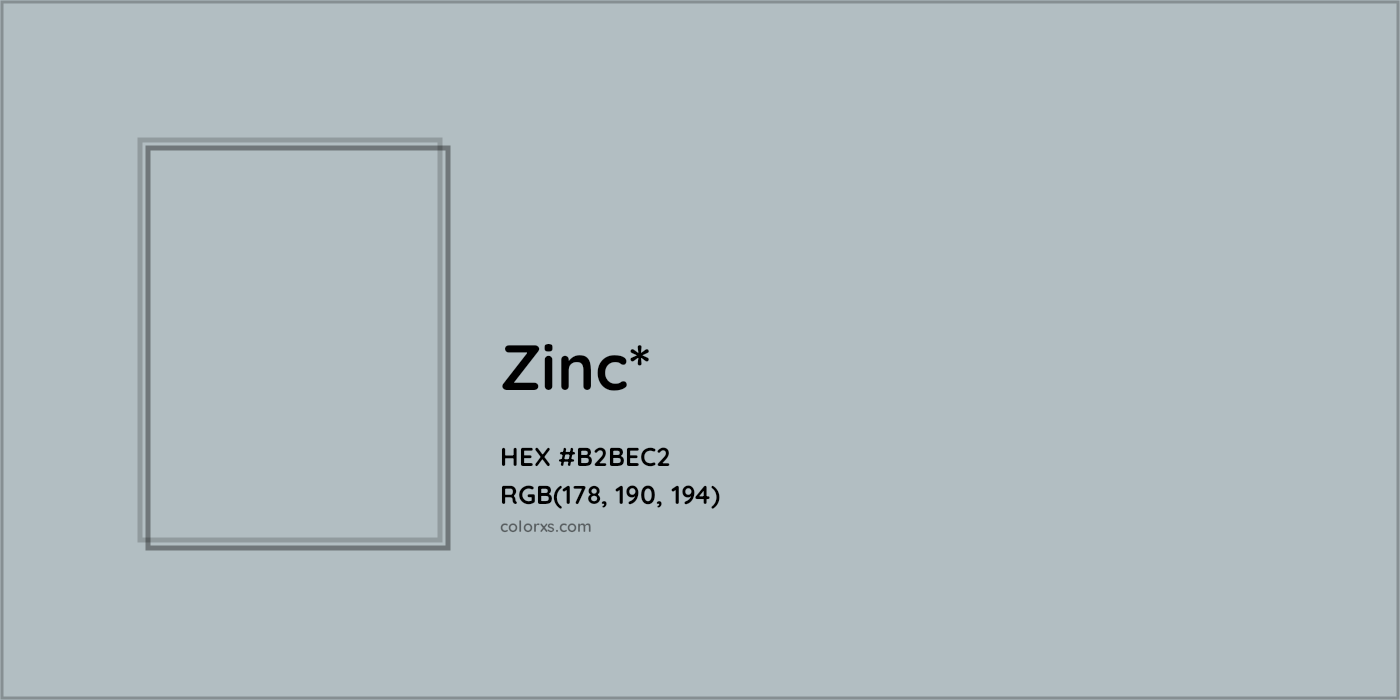 HEX #B2BEC2 Color Name, Color Code, Palettes, Similar Paints, Images