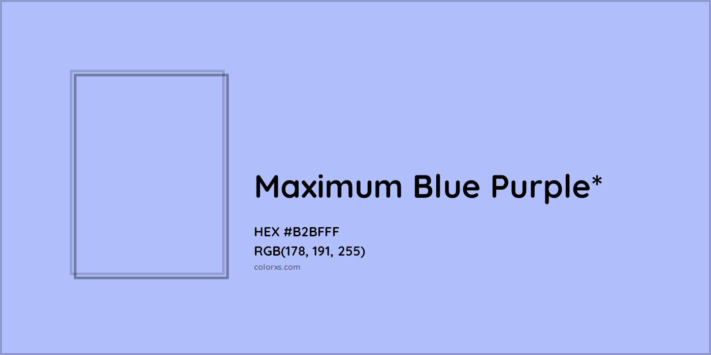 HEX #B2BFFF Color Name, Color Code, Palettes, Similar Paints, Images