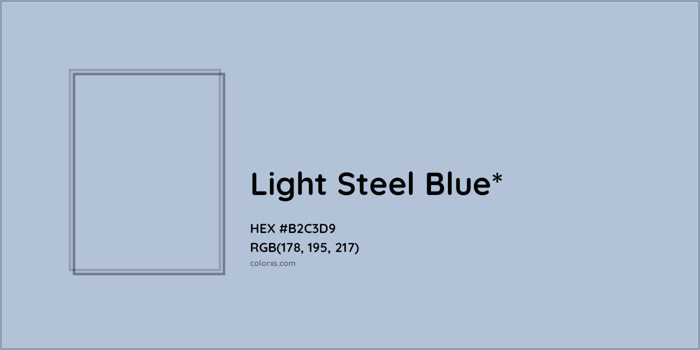 HEX #B2C3D9 Color Name, Color Code, Palettes, Similar Paints, Images