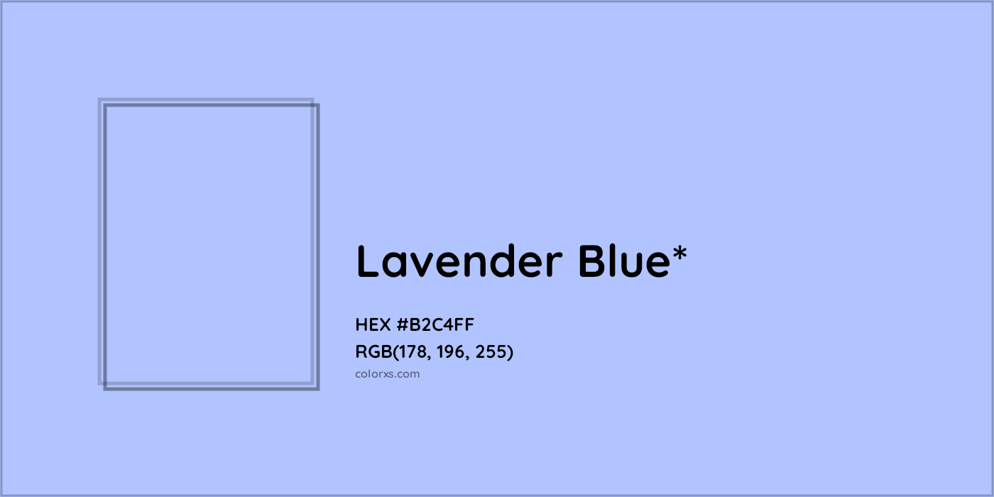 HEX #B2C4FF Color Name, Color Code, Palettes, Similar Paints, Images