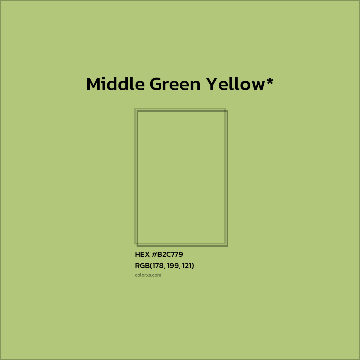 HEX #B2C779 Color Name, Color Code, Palettes, Similar Paints, Images