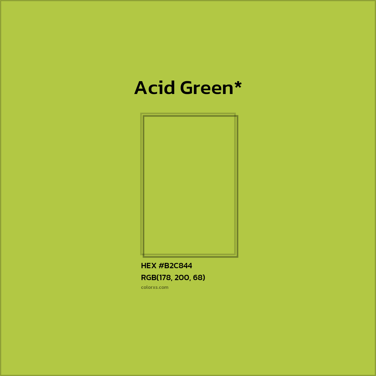 HEX #B2C844 Color Name, Color Code, Palettes, Similar Paints, Images