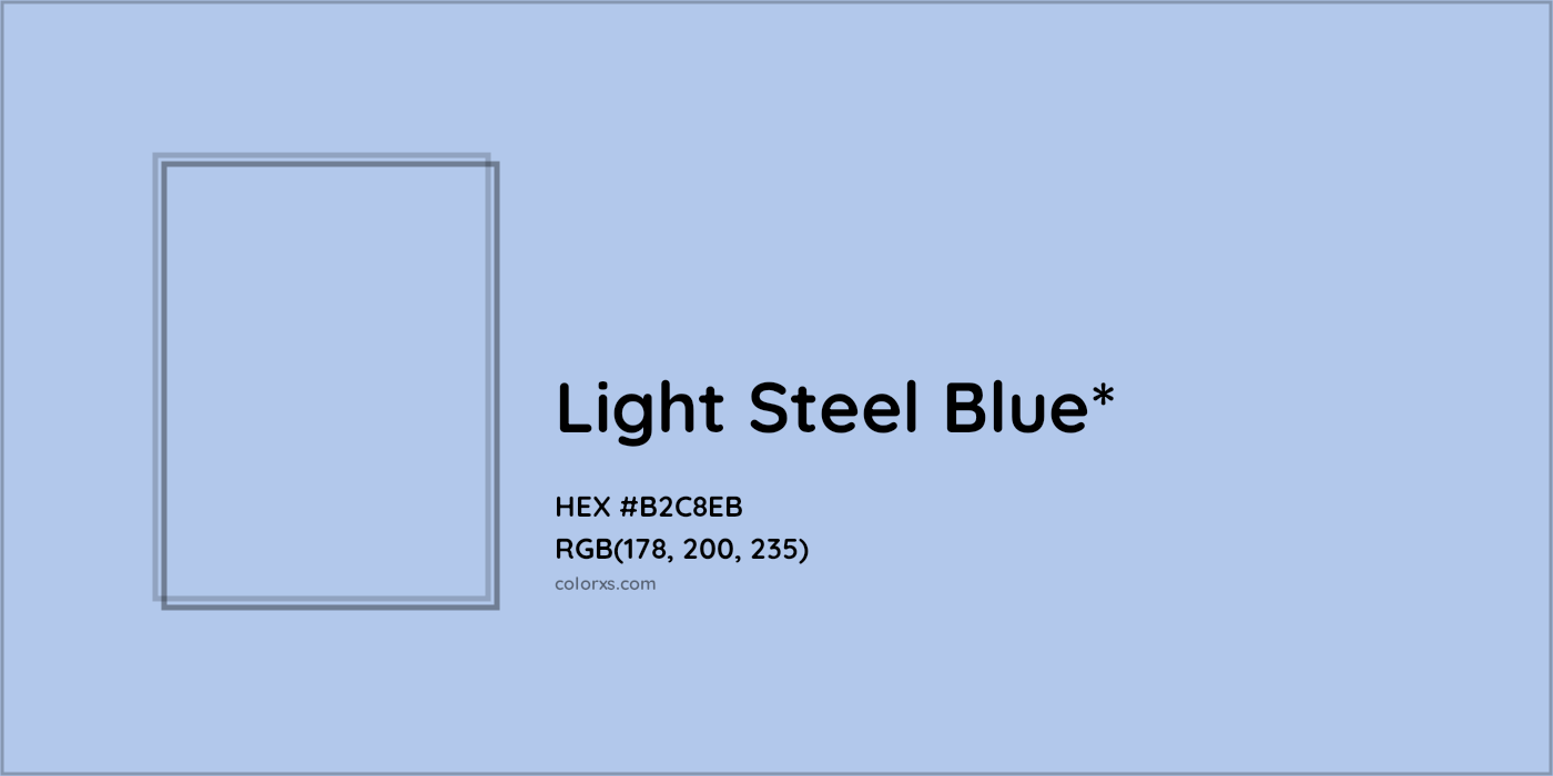 HEX #B2C8EB Color Name, Color Code, Palettes, Similar Paints, Images