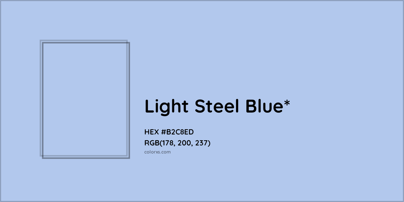HEX #B2C8ED Color Name, Color Code, Palettes, Similar Paints, Images