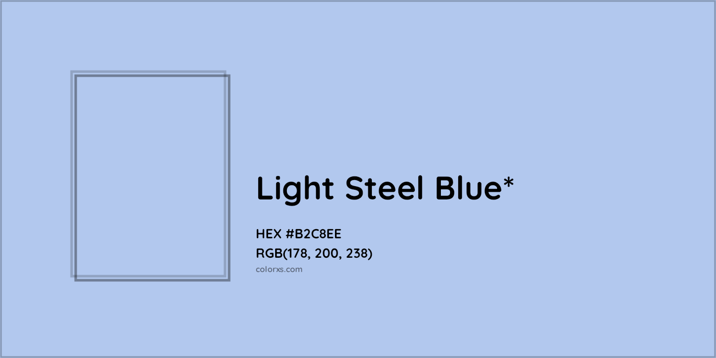HEX #B2C8EE Color Name, Color Code, Palettes, Similar Paints, Images