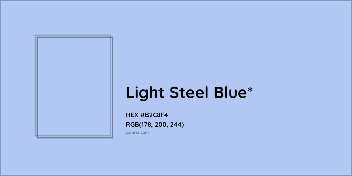 HEX #B2C8F4 Color Name, Color Code, Palettes, Similar Paints, Images