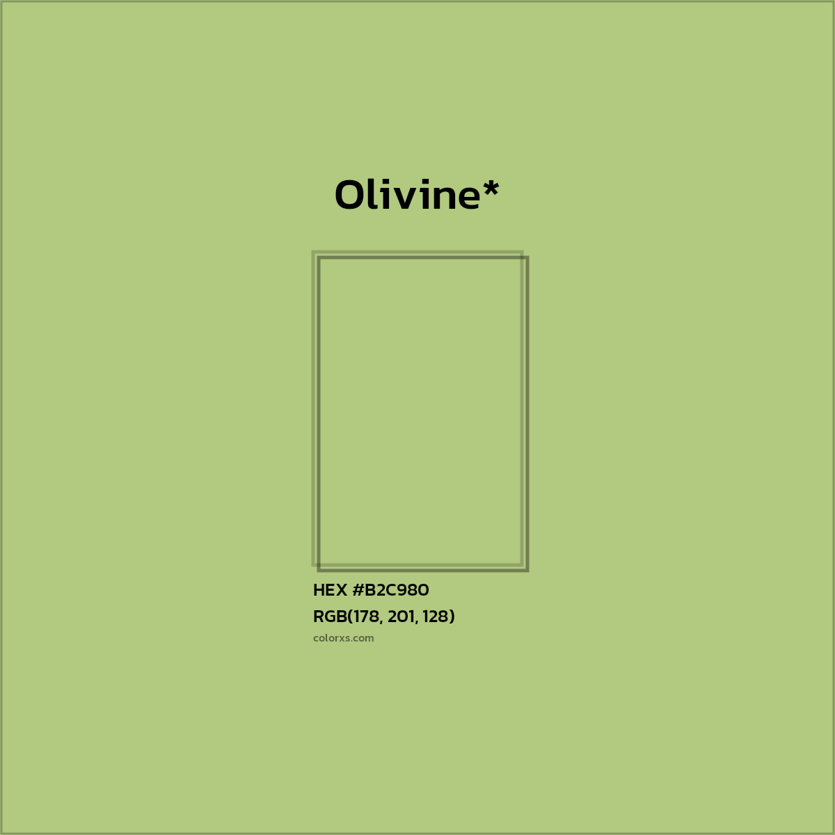 HEX #B2C980 Color Name, Color Code, Palettes, Similar Paints, Images