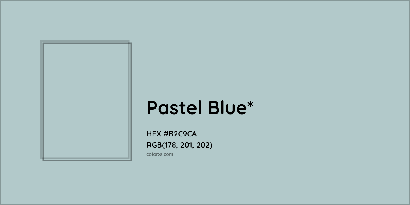 HEX #B2C9CA Color Name, Color Code, Palettes, Similar Paints, Images