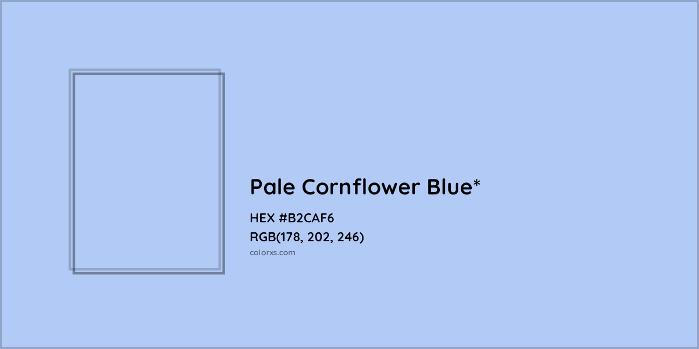 HEX #B2CAF6 Color Name, Color Code, Palettes, Similar Paints, Images