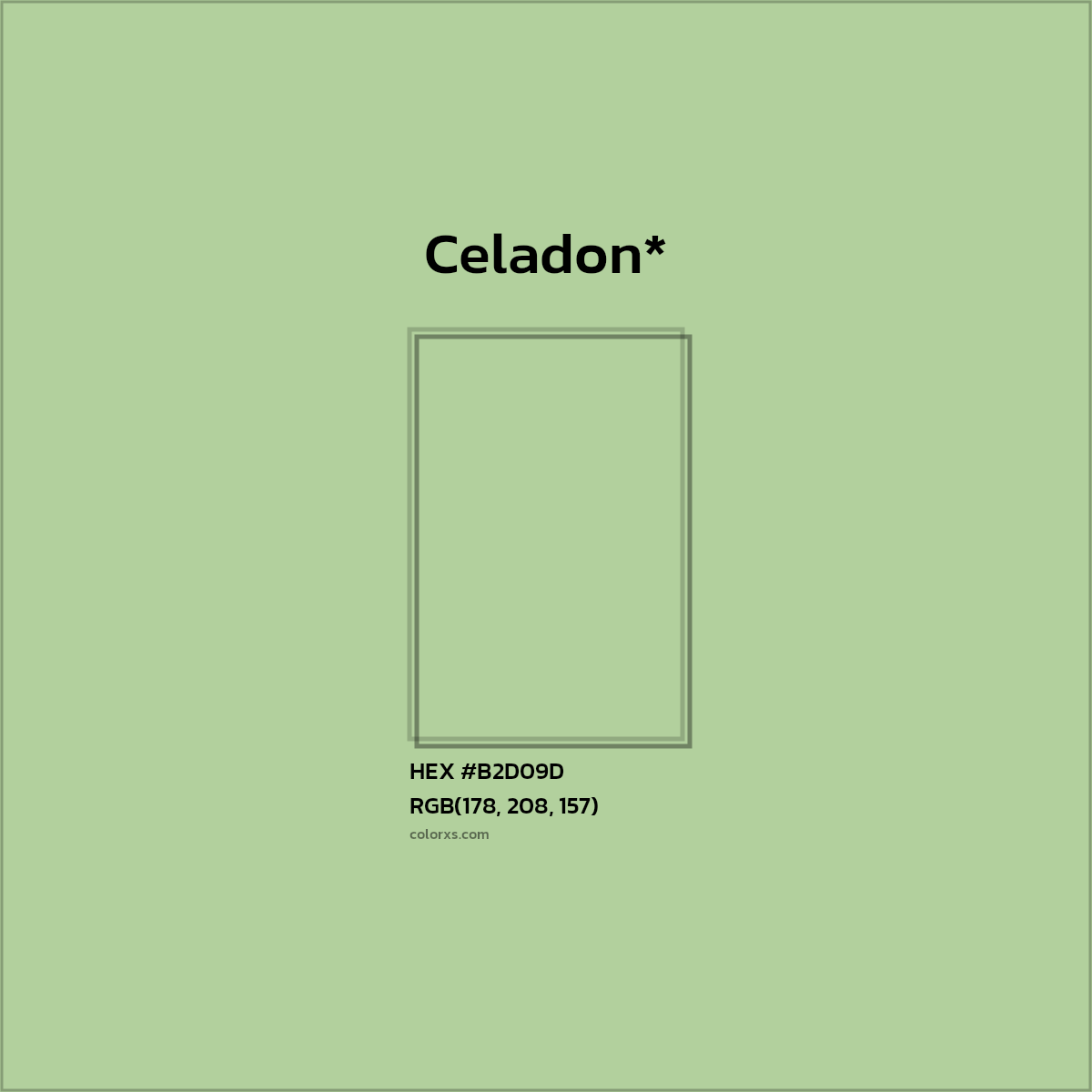 HEX #B2D09D Color Name, Color Code, Palettes, Similar Paints, Images