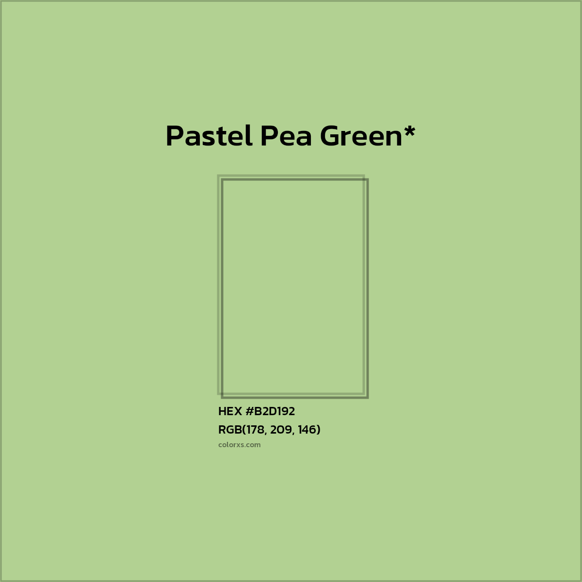 HEX #B2D192 Color Name, Color Code, Palettes, Similar Paints, Images