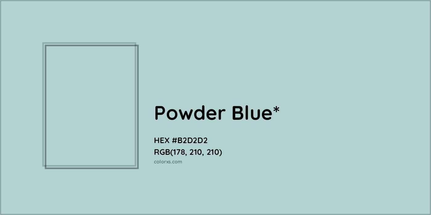 HEX #B2D2D2 Color Name, Color Code, Palettes, Similar Paints, Images