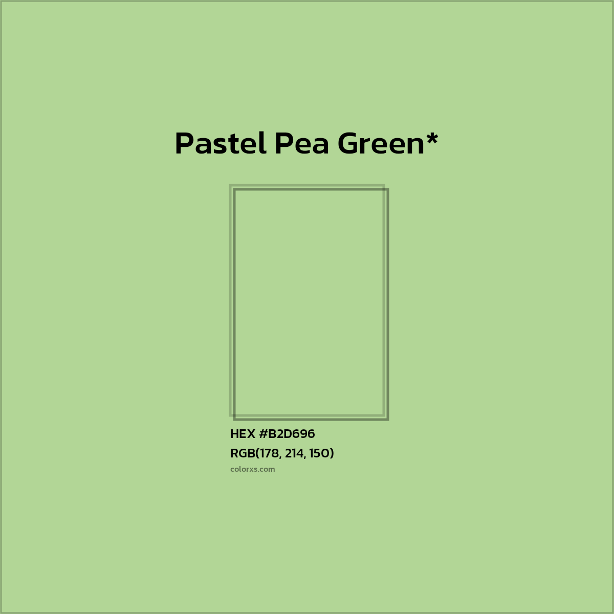 HEX #B2D696 Color Name, Color Code, Palettes, Similar Paints, Images