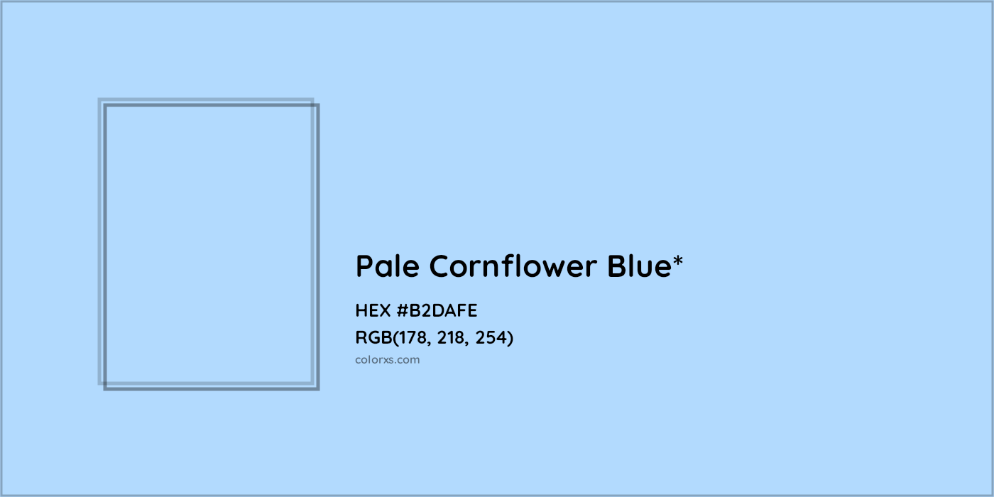 HEX #B2DAFE Color Name, Color Code, Palettes, Similar Paints, Images