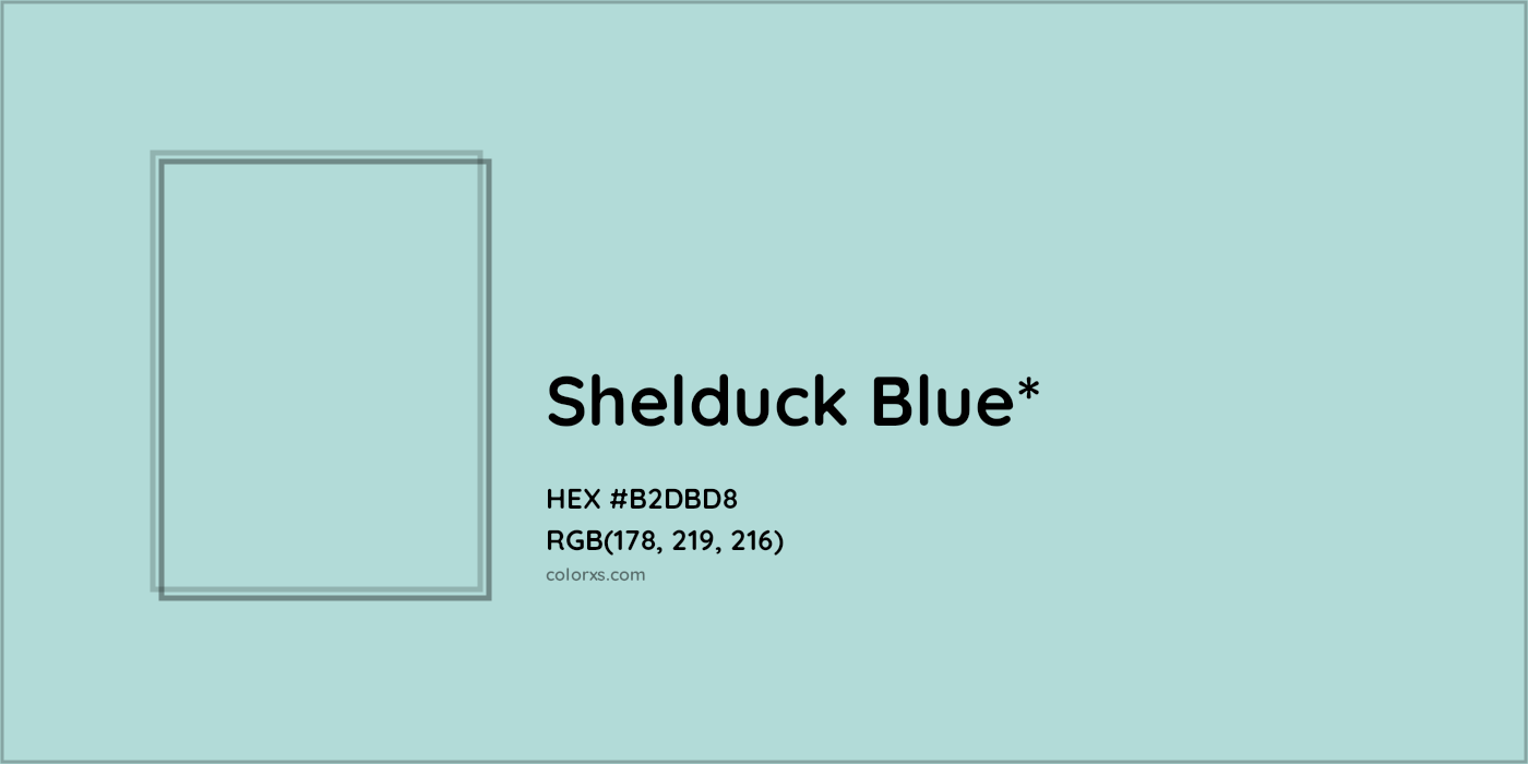 HEX #B2DBD8 Color Name, Color Code, Palettes, Similar Paints, Images