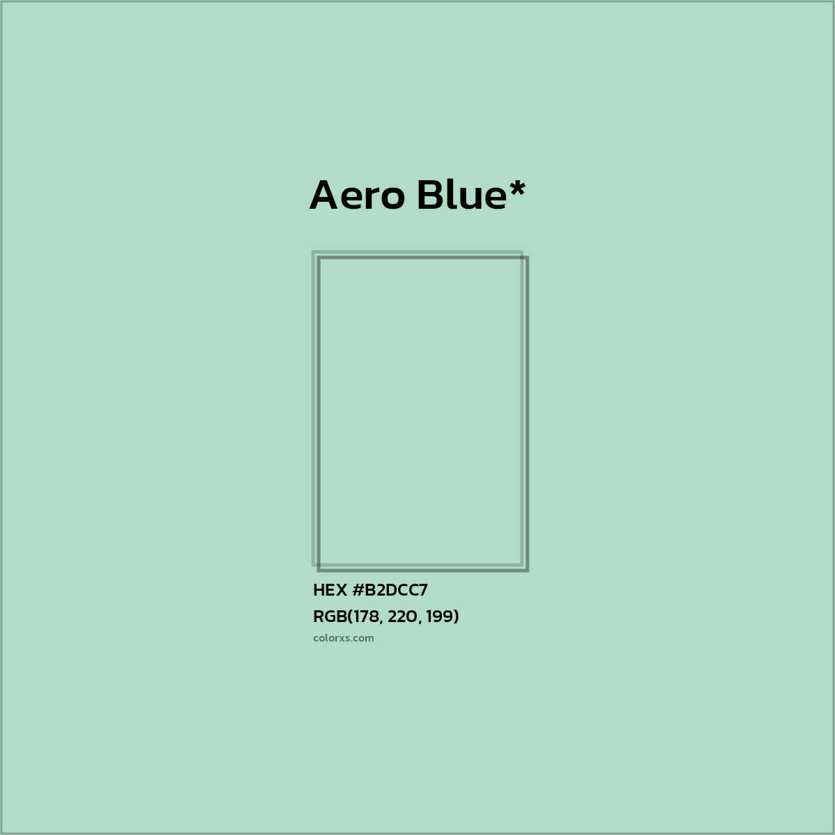 HEX #B2DCC7 Color Name, Color Code, Palettes, Similar Paints, Images