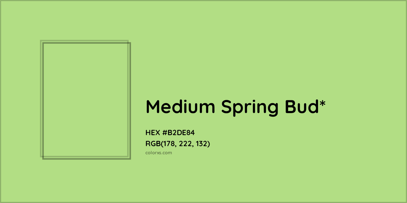 HEX #B2DE84 Color Name, Color Code, Palettes, Similar Paints, Images