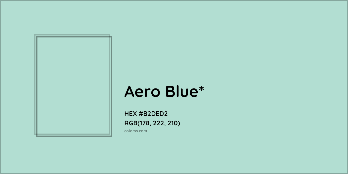 HEX #B2DED2 Color Name, Color Code, Palettes, Similar Paints, Images