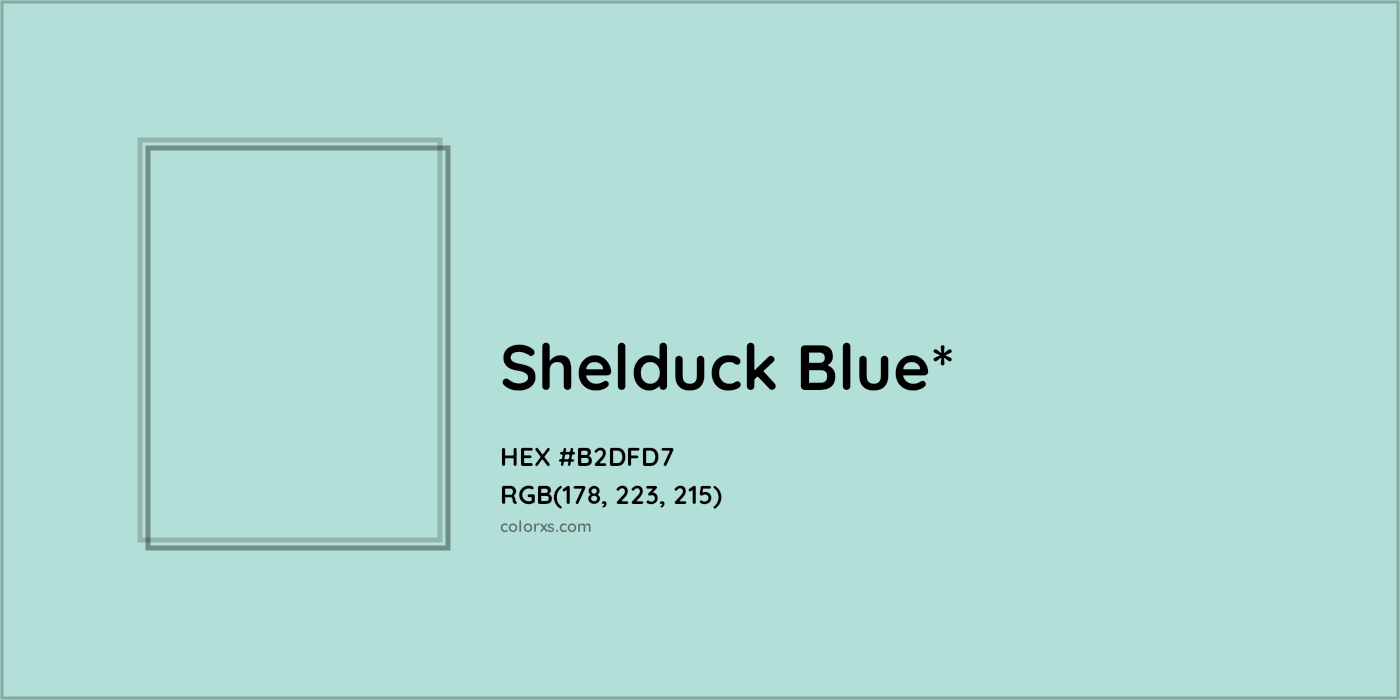HEX #B2DFD7 Color Name, Color Code, Palettes, Similar Paints, Images