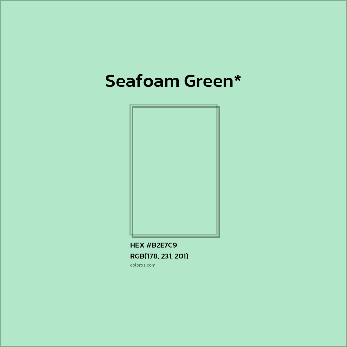 HEX #B2E7C9 Color Name, Color Code, Palettes, Similar Paints, Images