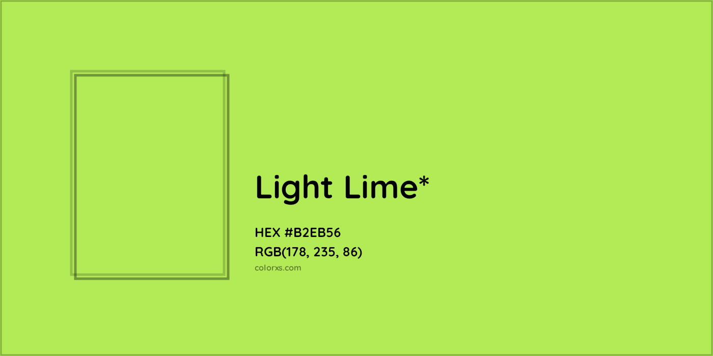 HEX #B2EB56 Color Name, Color Code, Palettes, Similar Paints, Images