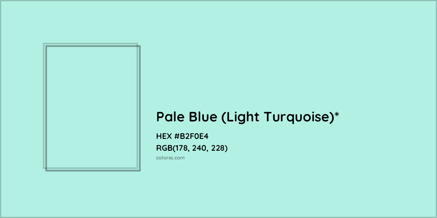 HEX #B2F0E4 Color Name, Color Code, Palettes, Similar Paints, Images