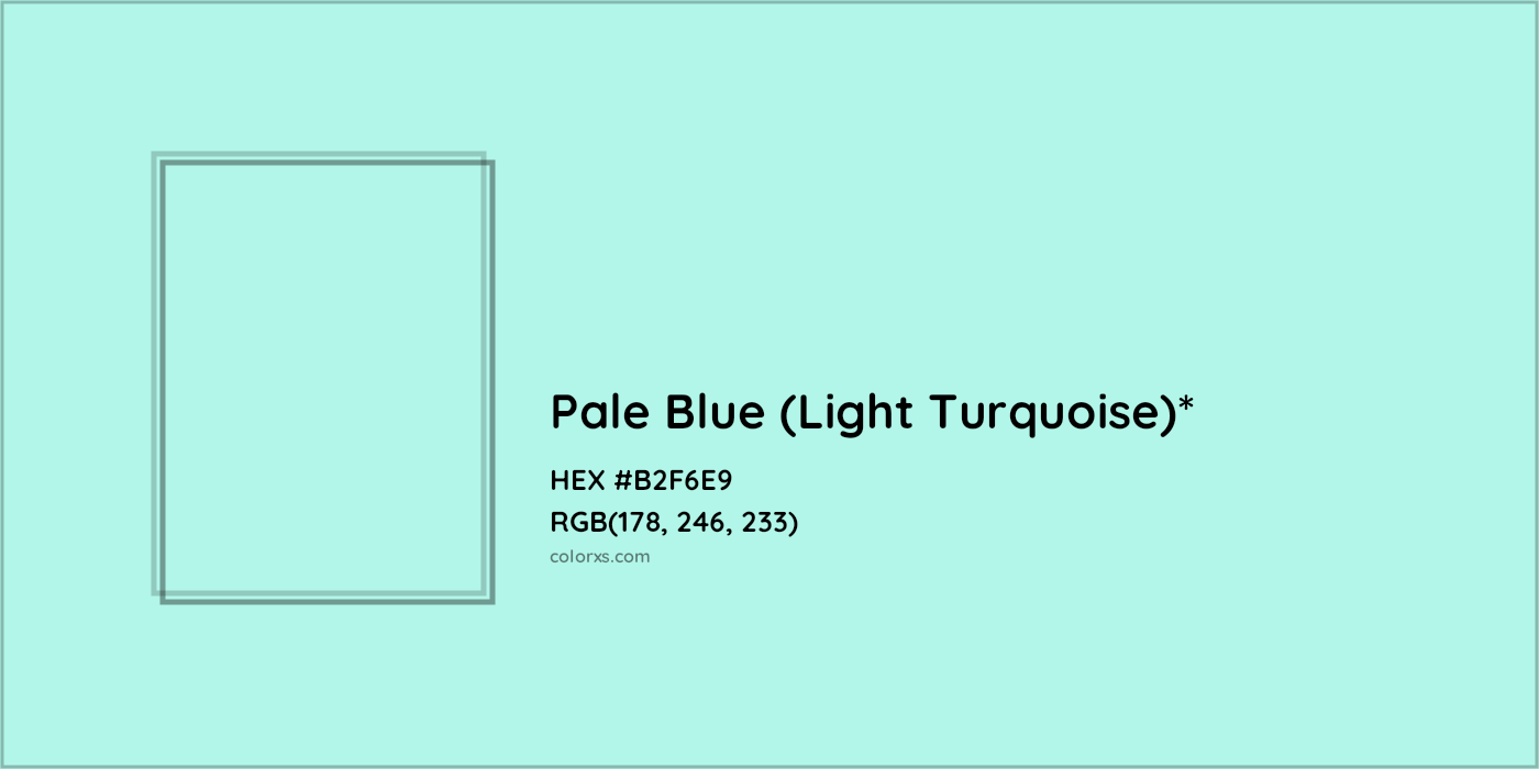 HEX #B2F6E9 Color Name, Color Code, Palettes, Similar Paints, Images