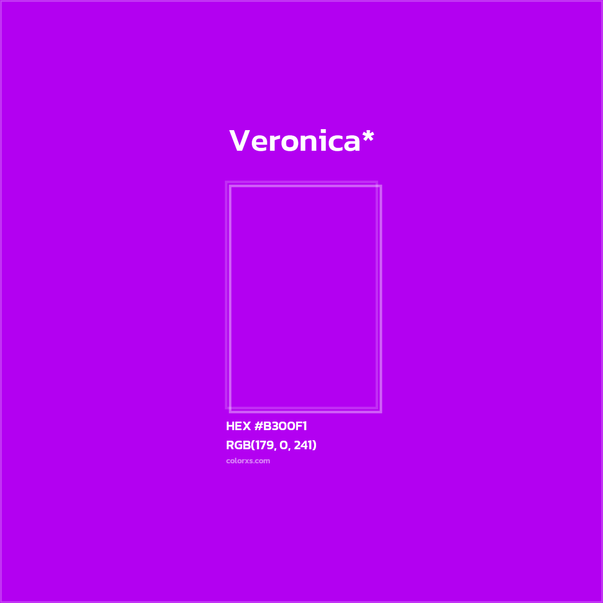 HEX #B300F1 Color Name, Color Code, Palettes, Similar Paints, Images