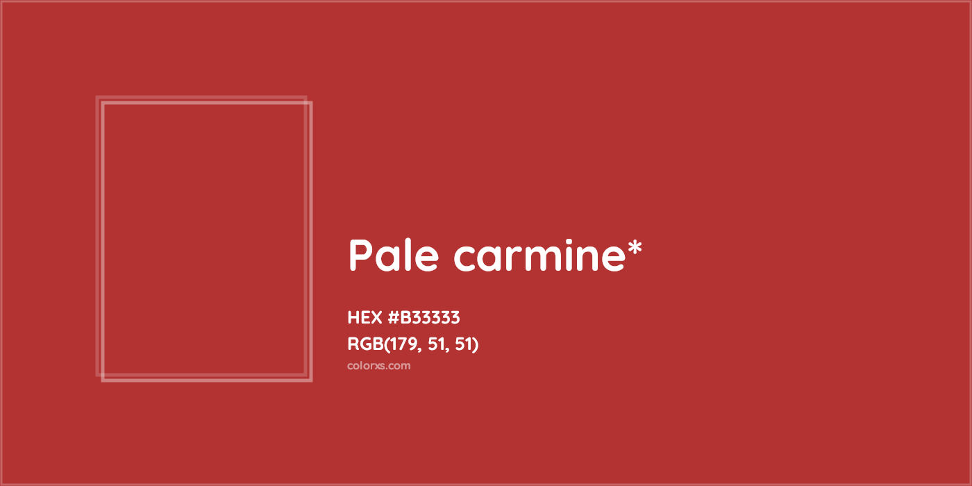 HEX #B33333 Color Name, Color Code, Palettes, Similar Paints, Images