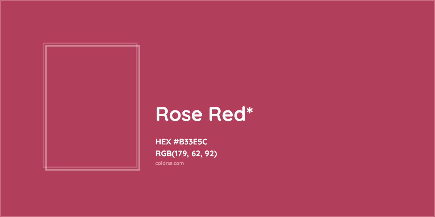 HEX #B33E5C Color Name, Color Code, Palettes, Similar Paints, Images