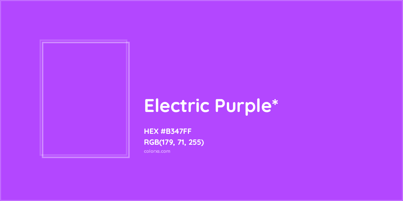HEX #B347FF Color Name, Color Code, Palettes, Similar Paints, Images