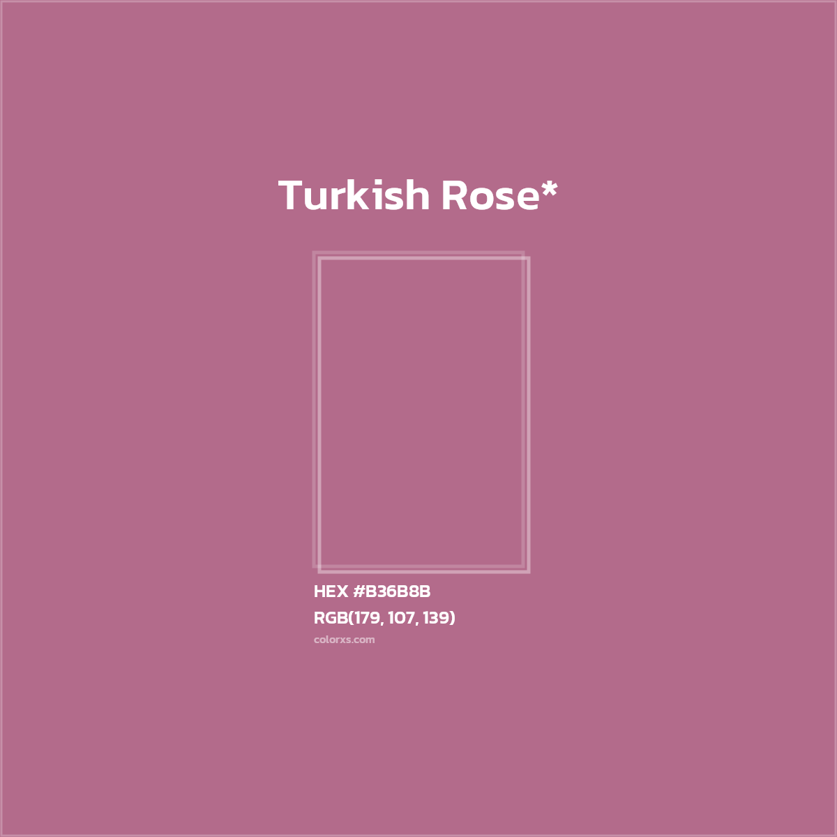 HEX #B36B8B Color Name, Color Code, Palettes, Similar Paints, Images