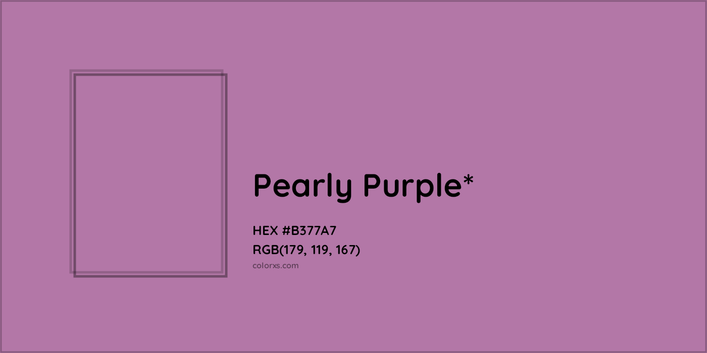 HEX #B377A7 Color Name, Color Code, Palettes, Similar Paints, Images