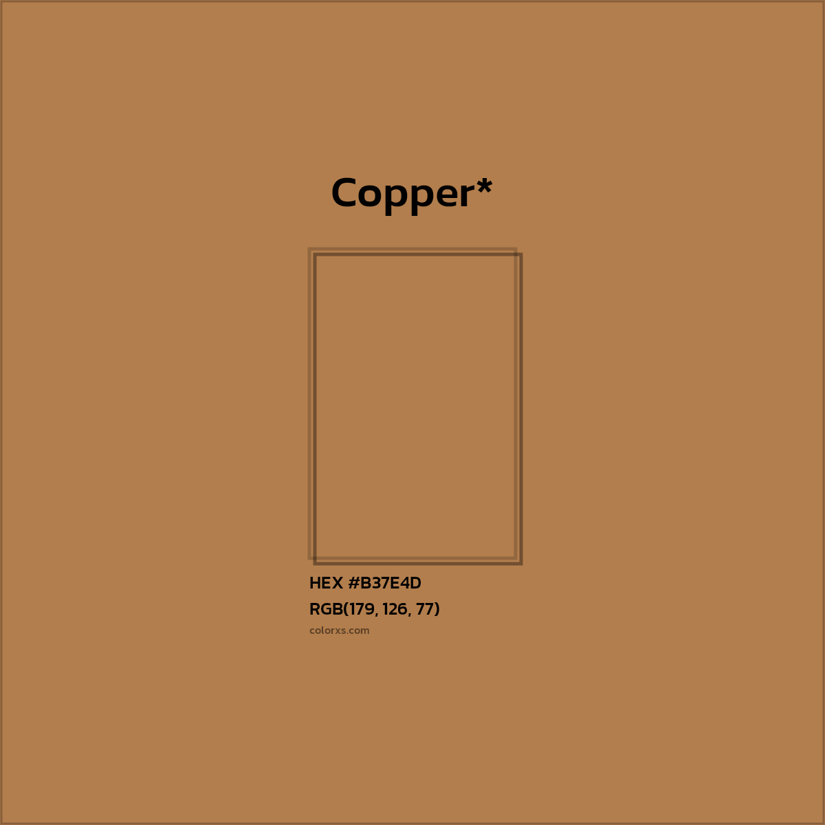 HEX #B37E4D Color Name, Color Code, Palettes, Similar Paints, Images